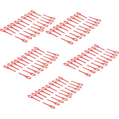 Lot de 100 lames tondeuse L70 12x7mm, couteaux de coupe pour robot tondeuse, accessoires jardin pelouse, remplacement coupe-herbe (1/5)