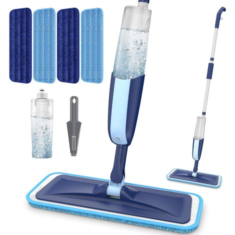 Balai Serpillère Vaporisateur Mop Balais Serpillère Nettoyer Sol (1/5)