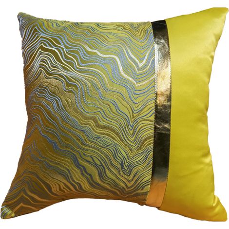 1 Taie d'oreiller, housse carrée en velours côtelé, fermeture éclair invisible, pour salon, chambre, jardin (1/5)