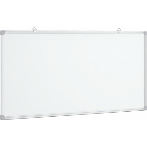 Tableau blanc magnétique 100x50x1,7 cm aluminium
