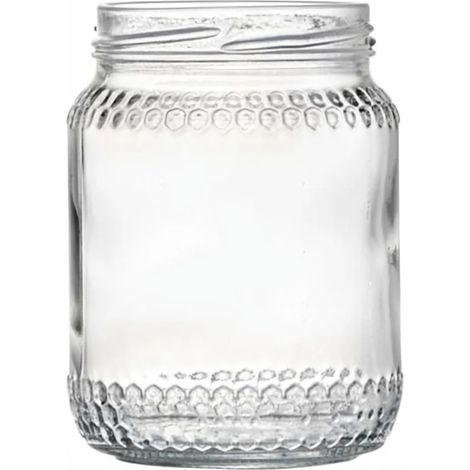 VASO IN VETRO 'MIELE' 773 cc - Imb. Ø 82 mm - 12 pezzi