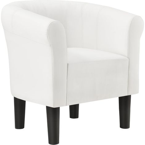 Sillón sillón asiento sintético 70 cm blanco 030001932