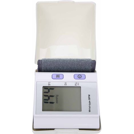 Tensiomètre numérique bracelet poignet, moniteur tension artérielle rythme cardiaque, sphygmomètre santé, appareil médical domestique (1/5)