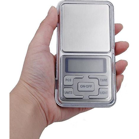 Mini balance électronique de poche numérique portable pour bijoux avec écran LED (1/5)