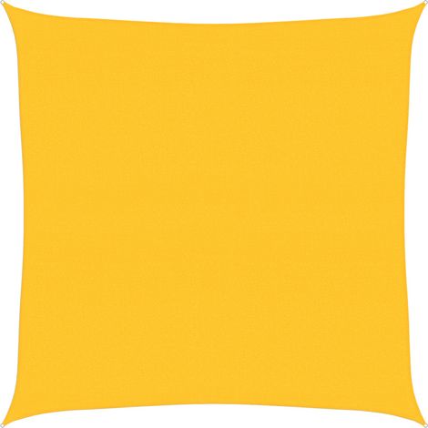 Maison Exclusive - Vela Parasole 160 g/m² Quadrata Giallo 6x6 m in HDPE (1/5)