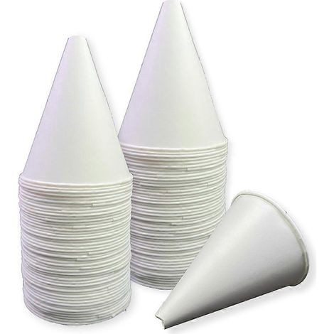 Lot de 100 entonnoirs en papier jetables de 170 ml (6 oz) pour huile moteur, pour distributeurs et remplissage de bouteilles en cuisine. (1/5)
