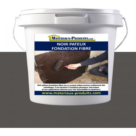 Noir pâteux fondation fibre - 17 Kg Gris - MATPRO (1/4)