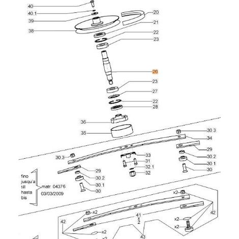 ARBRE D'ORIGINE EMAK SG532038152183