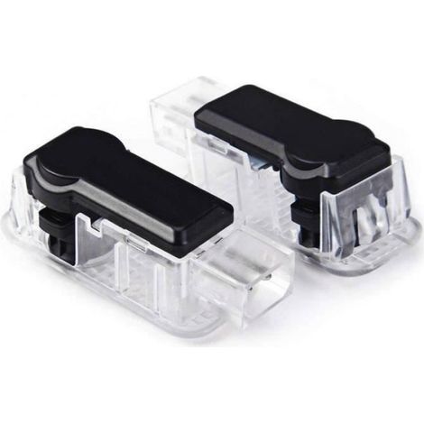 Projecteur LED Bienvenue - 12 V 5 W - Pour Voitures Audi A4 A4L A6 A6L A8 A1 R8 Q5 Q7 TT - Lot de 2 (1/4)