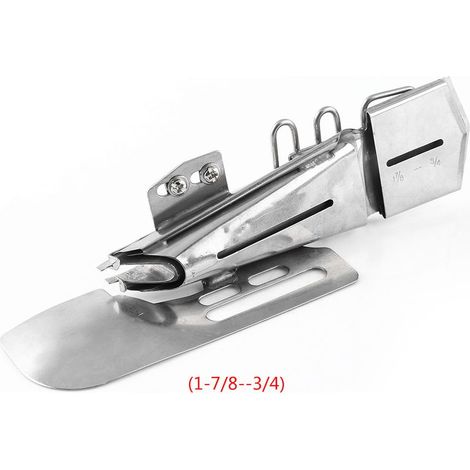 Buse de pliage pour machine à coudre industrielle, attache de reliure de ruban (1-7/8"--3/4") (1/3)