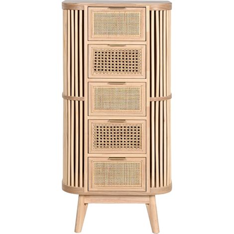 Cajonera Abeto Ratan 48X35X105 Natural (1/5)