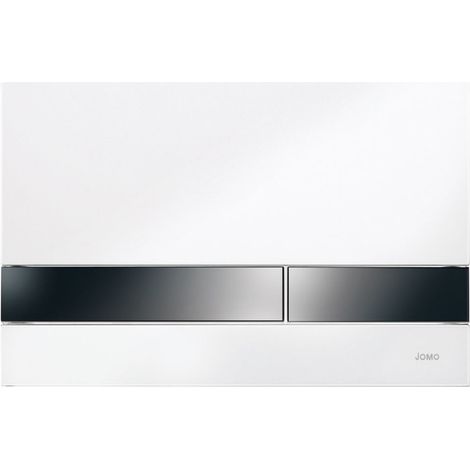 WERIT JOMO EXCLUSIVE 2.0 WC-Betätigungsplatte, 2-Mengen-Spülung für Wandeinbauspülkasten SLKplus, Farbe glanz verchromt / Taste glanz verchromt (1/5)