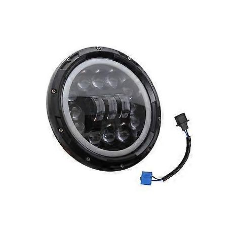 H4 400W 7-Zoll-LED-Scheinwerferlampe für Niva Urban Samurai und Wrangler Offroad