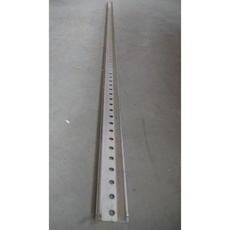 Support perforé ajustable en ABS 2000x23x47mm pour barre omnibus ABS-AP25 Eriflex Nvent