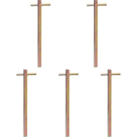 5 llaves triangulares para poste de ascensor, llave multifunción para sala de inspección, llave para ascensor, llave para cerradura de puerta de ascensor. (1/5)