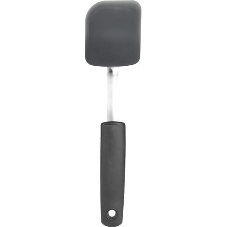 Spatule tournante en silicone, manche en acier inoxydable pour ustensiles de cuisine antiadhésifs (1/4)