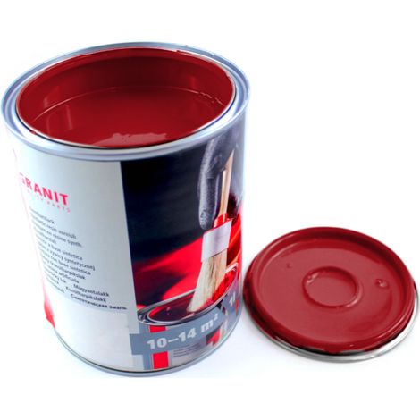 Vernice Deutz Rosso RAL 3003 Nopolux Wickens Granite Lattina da 1 litro (1/2)