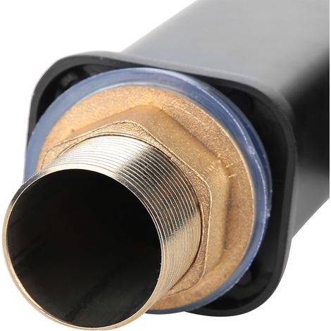 Grifo monomando negro para lavabo con función de cascada, válvula mezcladora de agua fría y caliente fabricada en acero inoxidable 304 con 2 mangueras y accesorios para una fácil instalación. (1/5)