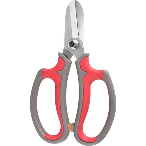 Secateurs De Jardinage - Lame Acier Inoxydable - Poignée Ergonomique Antidérapante - Pour Taille Fleurs Plantes Arbustes - 1 Pièce (1/5)