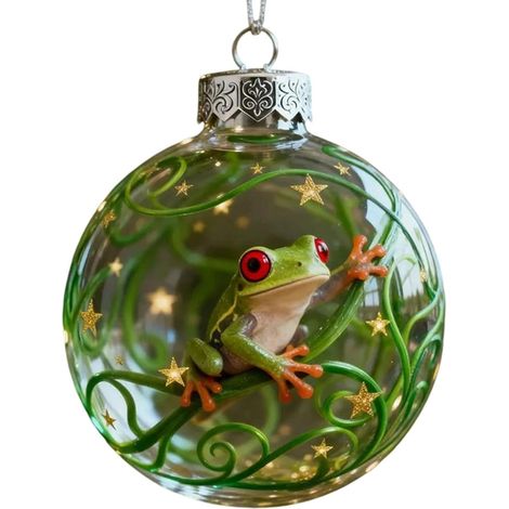 Décoration de festival en forme d'animal en acrylique incassable pour sapin de Noël, cheminée, arbre de Noël, décoration d'animal de Noël (1/5)