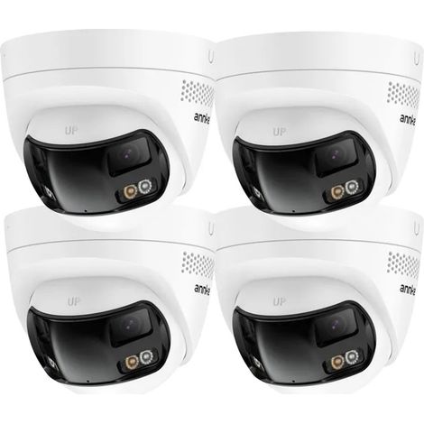 Telecamera di sorveglianza, risoluzione 6MP, angolo di visione 180°, 4 pezzi 51HD (1/2)