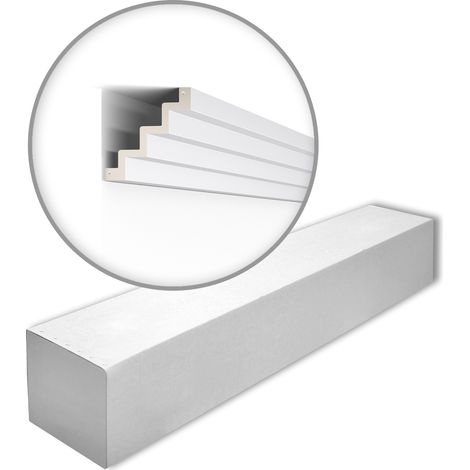 NMC Z51-box ARSTYL Noel Marquet 1 Box 8 pieces Cornice moulding contemporary design white  16 m