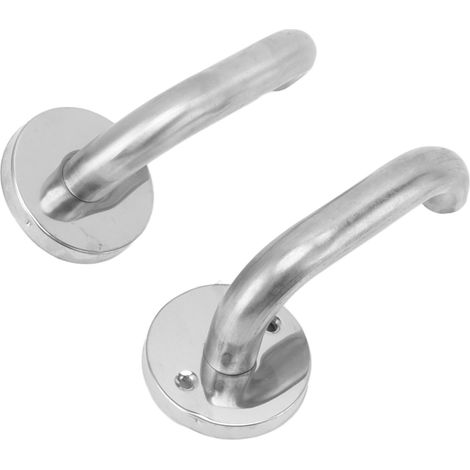 Poignée de porte d'issue de secours en acier inoxydable pour couloir de désenfumage et sortie d'urgence (1/5)