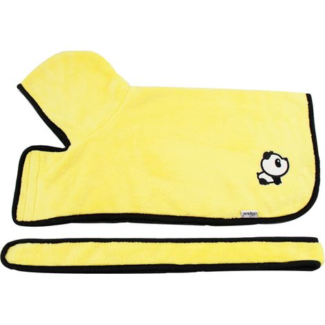 Peignoir Pour Chien - Serviette Séchage Rapide - Coton Absorbant Doux - Col Montant Protecteur - Usage Après Bain Et Promenade - 1 Pièce (1/5)