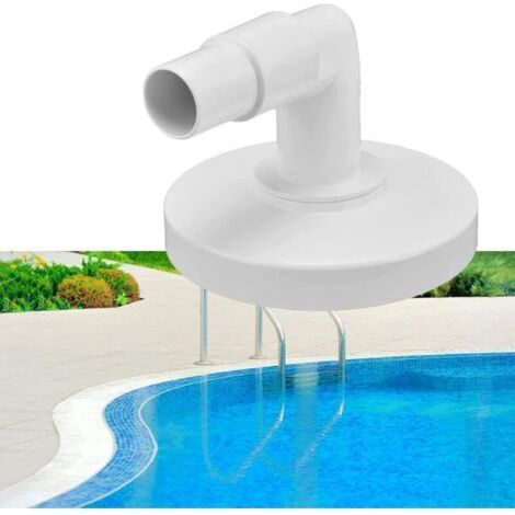 Plaque d'écumoire sous vide, plaque sous vide d'écumoire Adaptateur d'écumeur de piscine 15 cm Coude à 90 ° pour Hayward (1/5)