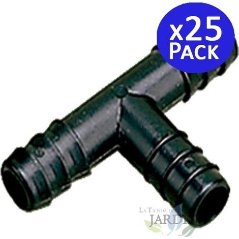 Lot de 12 Te 12mm pour tuyau flexible
