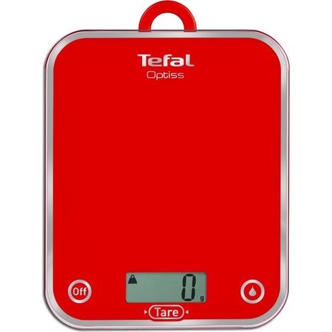 Bilancia elettronica per alimenti TEFAL OPTISS rossa