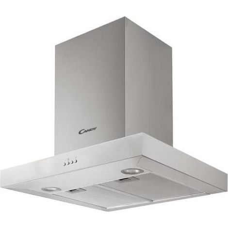 cappa da parete decorativa 60 cm 571 m3/h in acciaio inox - cmb655x - candy