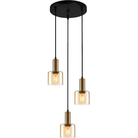 Italux Santia Moderne 3-flammige Cluster-Pendel-Deckenleuchte, E27 (1/2)