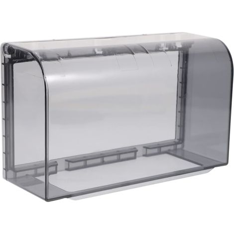 Prise électrique extérieure étanche 2 vitesses ZXPASRA avec protection anti-intempéries et cache-prise – Noir (1/5)