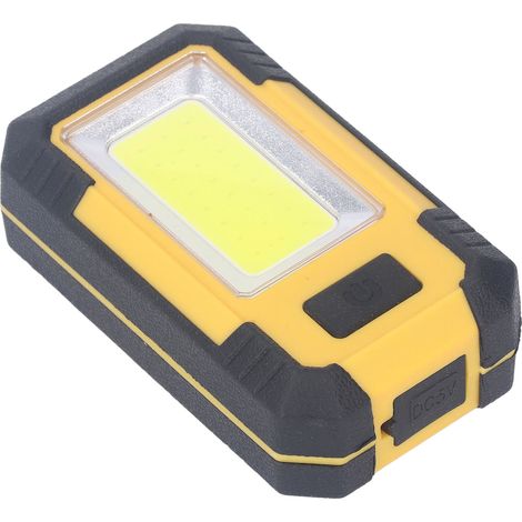 Lampe LED ultra-lumineuse, 3 modes d'éclairage, chargement USB, LED COB magnétique, 500 lm, 5 W (1/5)