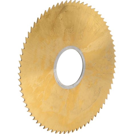 Feinzahniges Kreissägeblatt, Hochleistungs-Titanstahl, Bohrtrennscheibe, 80 x 1 mm (1/5)