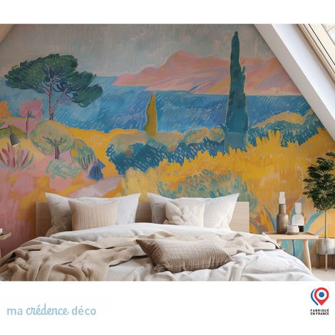 Papier peint : Paysage méditerranéen et couleurs - Intissé - 400 cm - 280 cm (1/3)