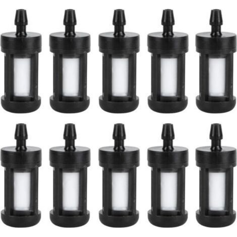 Lot de 10 Filtres à Carburant pour Tronçonneuses et Débroussailleuses Modèles Spécifiques- (1/5)