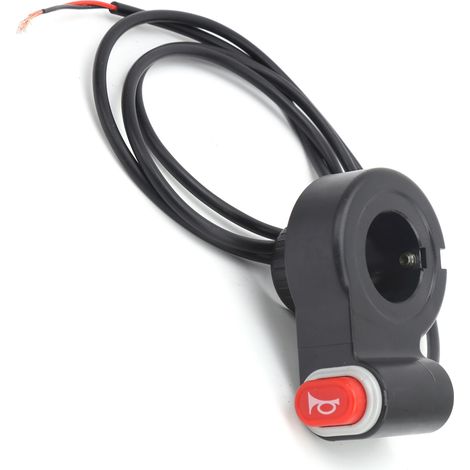 Interrupteur de guidon de moto, klaxon, bouton d'alimentation et de démarrage type universel, convient aux guidons de 22 mm/0,9 pouce. (1/5)