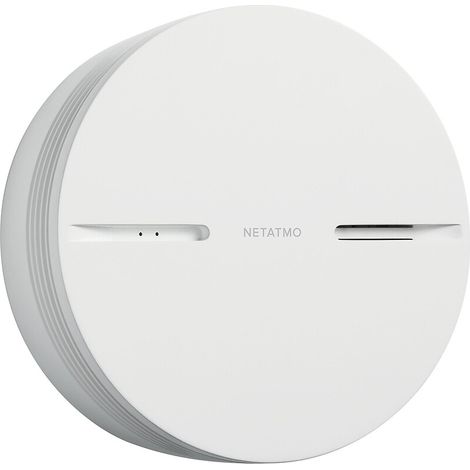 Détecteur de fumée intelligent Netatmo alarme 85 dB blanc (1/10)
