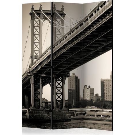 Paravent 3 Volets "Manhattan Bridge, New York" 135x172cm (1/2)