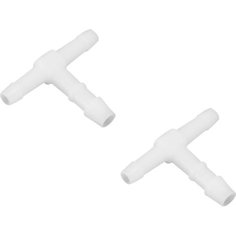 2x raccord de durite droit en T diamètre 3-4-3 connecteur tube tuyau carburant essence tracteur tondeuse voiture