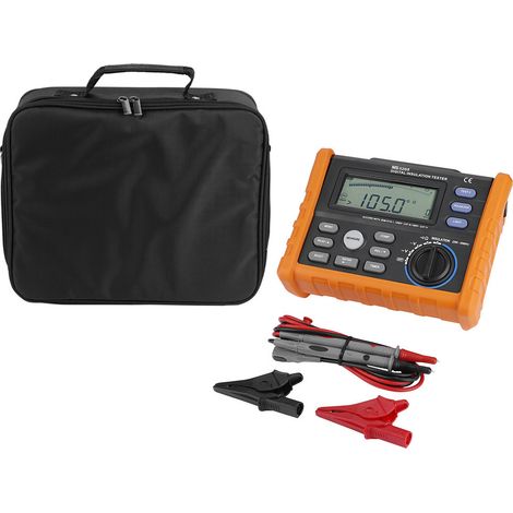 Jeffergarden PEAKMETER MS5205 Testeur multimètre de résistance d'isolation numérique 0,01 MΩ-100GΩ 2500 V (1/5)