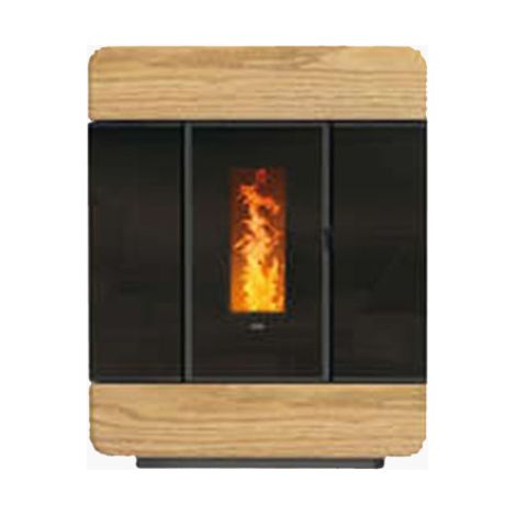 BRICOSOL ESTUFA DE PELLET KLOVER MODELO DIVA SLIM MULTI-AIR WOOD ROBLE (1/5)