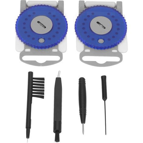 Protège-cire anti-poussière pour amplificateur auditif, filtre portable étanche à l'humidité, outil de nettoyage bleu 10 pièces (1/5)