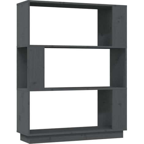 Maison Exclusive - Bücherregal/Raumteiler Grau 80x25x101 cm Massi (1/5)