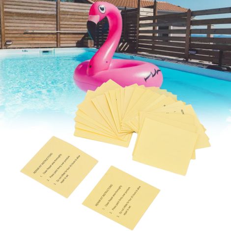 30-teiliges Reparaturset für aufblasbare Pools und Schwimmringe mit 30 wasserfesten Flicken (1/5)