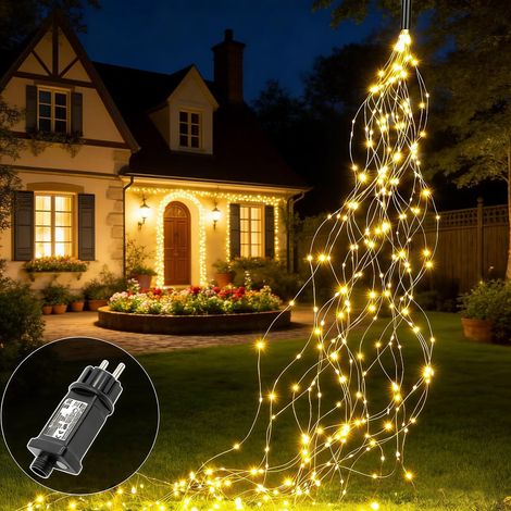 Guirlande Lumineuse Sapin Noël 1M 100 LED Lumières de Noël Alimenté (1/5)