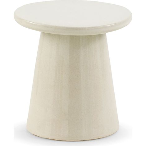 Dunkelblauer Keramikhocker/Zusatzhocker (1/3)