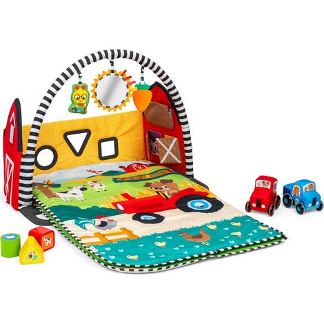 Baby Einstein, Palestrina multiattività Musicale Che cresce con Il Bambino Busy Barnyard Farm Explorers, con selezionatore di Forme, 0 Mesi-4 Anni (1/5)